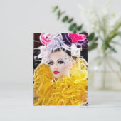 Bella Fashionista Model Briefkaart (Staand voorkant)