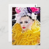 Bella Fashionista Model Briefkaart (Voorkant / Achterkant)