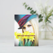 BELLA -Flowers-Briefkaart Briefkaart (Staand voorkant)