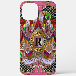Bella FunHouse Monogram Hoesje-Mate iPhone Case