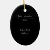 Bella Guardia Keramisch Ornament (Achterkant)