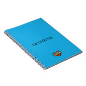 Bella Heart Blauw Notitieboek (Rechterzijde)