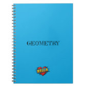 Bella Heart Blue Notitieboek (Voorkant)