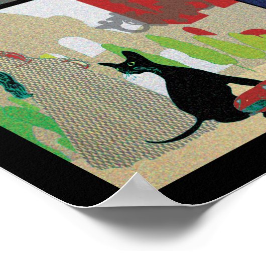 Bella: Het prachtige Poster met een kat van 18 x 2 (Hoek)