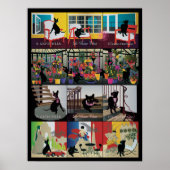 Bella: Het prachtige Poster met een kat van 18 x 2 (Voorkant)