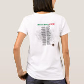 Bella Italia 2012 Baby T-shirt met namen op rug (Achterkant)