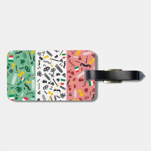 Bella Italia Bagagelabel (Achterkant horizontaal)