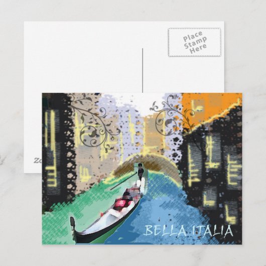 Bella Italia Briefkaart (Voorkant / Achterkant)