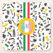 Bella Italia Kartonnen Onderzetters (Voorkant)