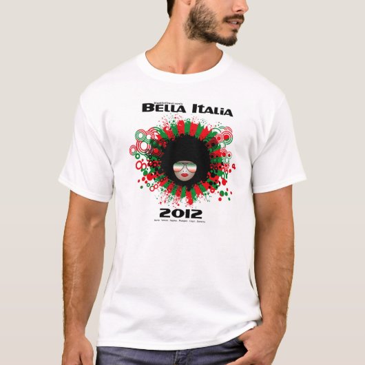 Bella Italia Man T-shirt 2012 voor een roomier (Voorkant)