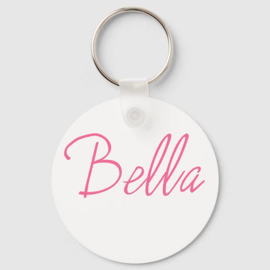 BELLA Italian for Beautiful Sleutelhanger (Voorkant)