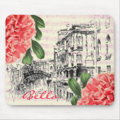 Bella Italy peony mousepad Muismat (Voorkant)
