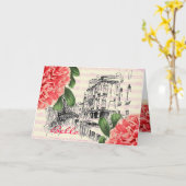 Bella Italy pioen Wenskaart Kaart (Gele Bloem)