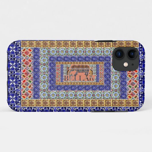 Bella IV - Piastrelle iphone 5 hoesje (Achterkant (horizontaal))