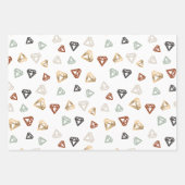 Bella Knight Collectie Goud & Terracotta Pareltjes Inpakpapier Vel (Voorkant)