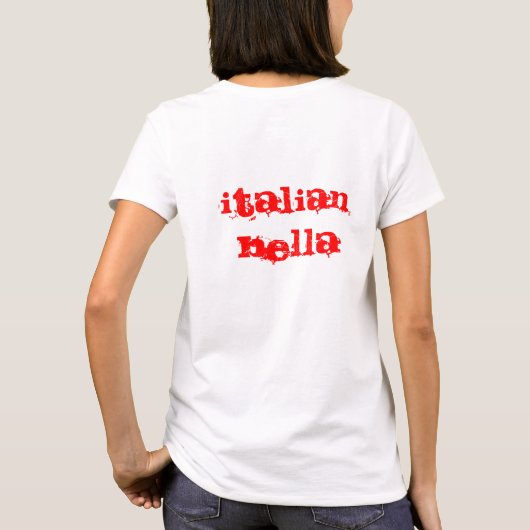 Bella lange hoes t-shirt (Achterkant)