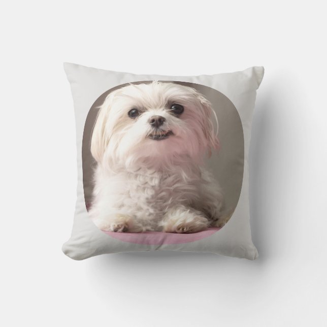 Bella Laten we naar Maltezer Pillow gaan Kussen (Voorkant)
