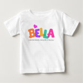 Bella-naam betekent meisjes belletjes kleding (Voorkant)