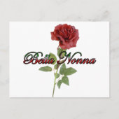 Bella Nonna (prachtige Italiaanse grootmoeder) Briefkaart (Voorkant)