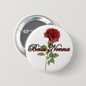 Bella Nonna (prachtige Italiaanse grootmoeder) Ronde Button 5,7 Cm (Voorkant /achterkant)