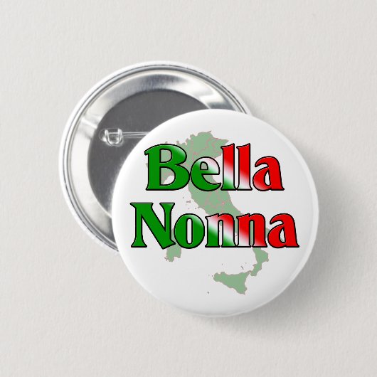 Bella Nonna Ronde Button 5,7 Cm (Voorkant /achterkant)