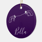 Bella Ornament (Paw Prints) (Links)