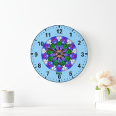 BELLA ~ Painted Shells Fractal ~ Grote Klok (Huis)