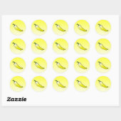 Bella Paprika - Zoete Paprika Klassieke Ronde Stic Sticker (Vel)