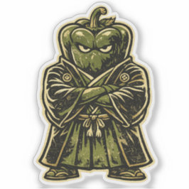 Bella Pepers Bodyguard — Grappige Groente Formeel  Sticker