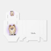 Bella Pomeranian Party Favor Bag Bedankdoosjes (Uitgevouwen)