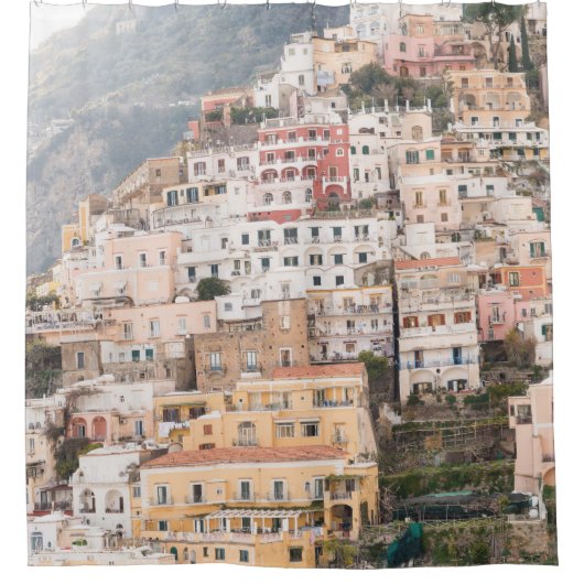 Bella Positano #5 #travel #wall #art  Douchegordijn (Voorkant)