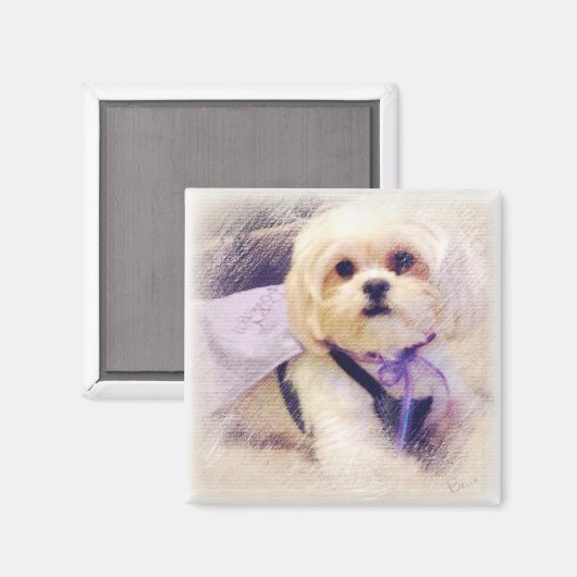 Bella Puppy Power Magneet (Voorkant / Achterkant)