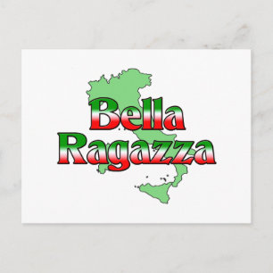 Bella Ragazza (mooi Italiaans meisje) Briefkaart
