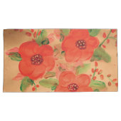 Bella Red Pillow Hoesjes Kussensloop (Voorkant-Rechts)