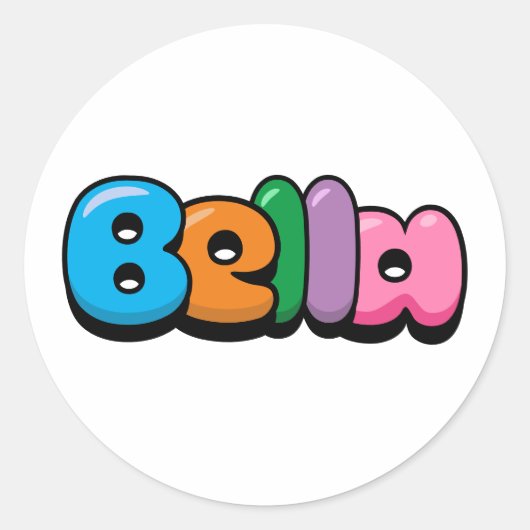 Bella Ronde Sticker (Voorkant)