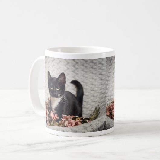 Bella Roos Coffee Mok (Voorkant links)