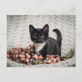 Bella Roos Dank u Briefkaart (Voorkant)