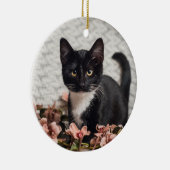 Bella-Roos Keramisch Ornament (Rechts)