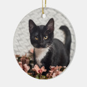 Bella-Roos Keramisch Ornament (Links)