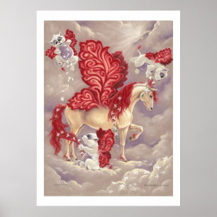 Bella Sara Anemone - gedrukte tekst Poster