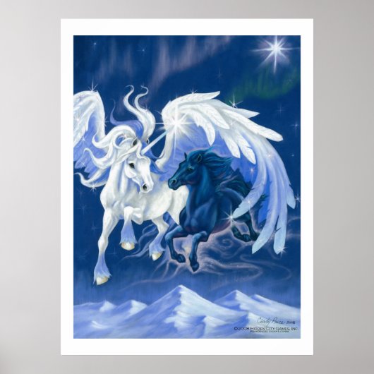 Bella Sara Iceking en Nyx - afdruk Poster (Voorkant)