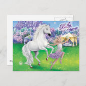 Bella & Sara Moonfairies Briefkaart (Voorkant / Achterkant)