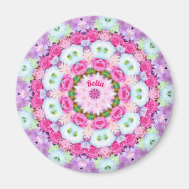 BELLA ~ Sweet Pastel Flowers ~ Verbluffend design Magneet