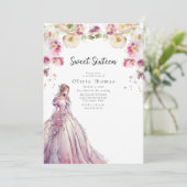 BELLA - Sweet Sixteen Kaart (Staand voorkant)