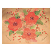 Bella tafelkleed met rood (Voorkant (Horizontaal))