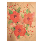 Bella tafelkleed met rood (Voorkant)