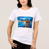 Bella Tri Blend t-shirt Vrouwen (Voorkant)