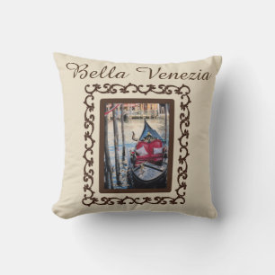 Bella Venezia Gondola Italië Souvenir Kussen