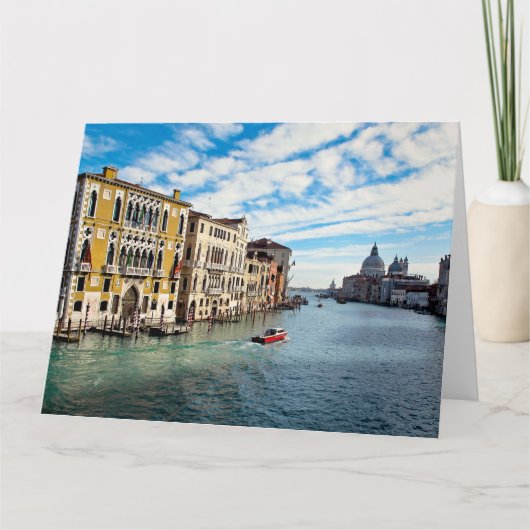 BELLA VENEZIA Jumbo Size-Wenskaart Kaart (Voorkant)