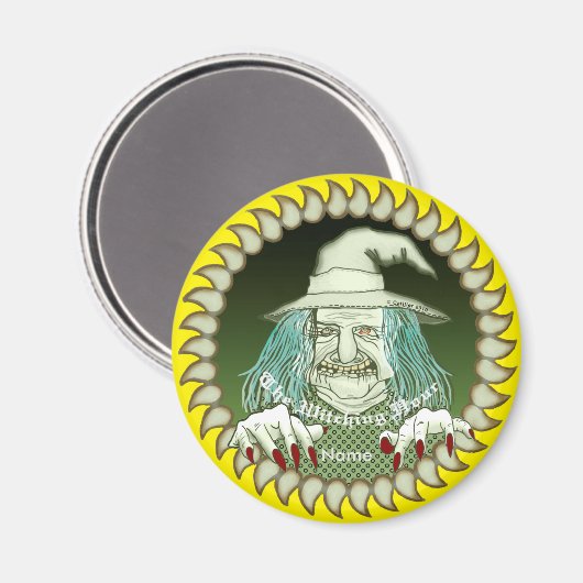 Bella Witch Gezichtsmagneet Magneet (Voorkant / Achterkant)